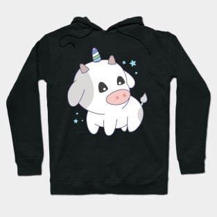 cute unicorn cow Hoodie